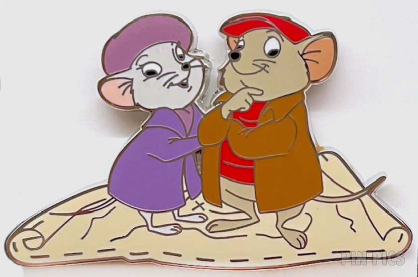Bianca and Bernard - Standing on Map - Rescuers Down Under