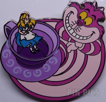 Teacup Pink and Yellow Mad Hatter Tea Party Alice Disney Pin B06 – Pins  Break the Internet