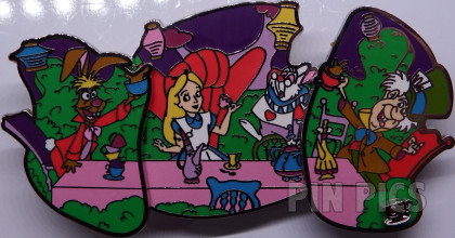 Teacup Pink and Yellow Mad Hatter Tea Party Alice Disney Pin B06 – Pins  Break the Internet