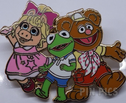 Muppets - Baby Piggy, Kermit and Fozzie
