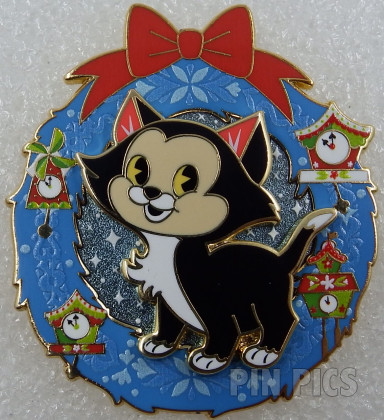 DSSH - Figaro - Holiday Cat Wreath - Pinocchio