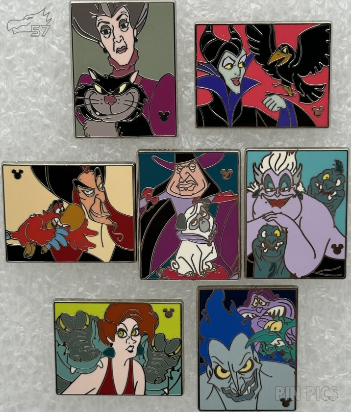 DL - Villains with Pet Set - Hidden Mickey 2009