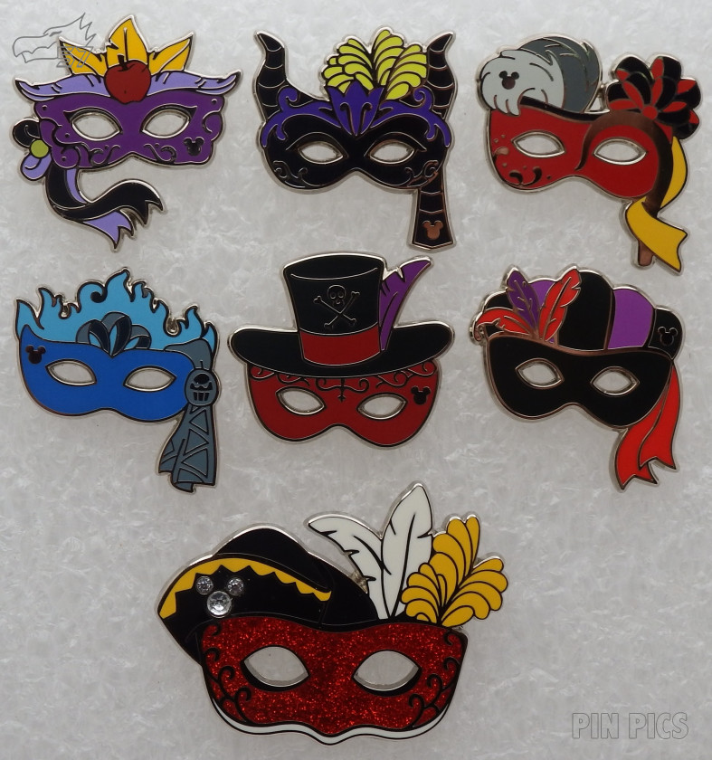 WDW - Carnaval Masks Set - Hidden Mickey 2020 - Carnevale - Carnival - Masquerade
