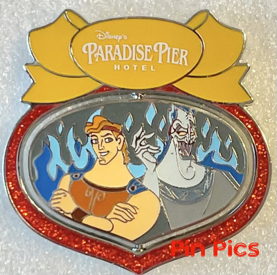 DLR - Hercules and Hades - Paradise Pier Hotel - Spinner Holiday Ornament - Christmas 2022