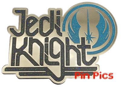 Jedi Knight - Star Wars - Text with Jedi Order Symbol