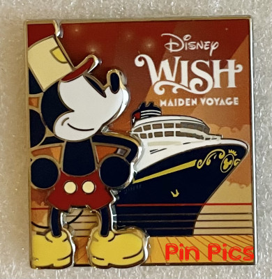 DCL - Mickey - Maiden Voyage - Wish - Cruise Line