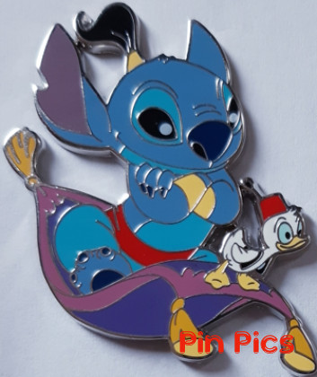 DLP - Stitch and Ducklet - Dressed as Genie