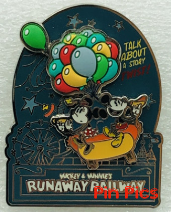 DL - Mickey and Minnie - Hotdog and Balloons - Runaway Railway