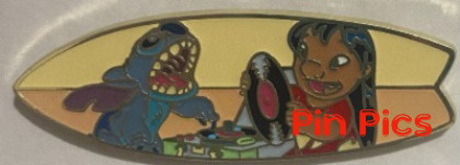 Uncas -  Record Player Stitch - Lilo and Stitch Surfboard Portraits - Mystery
