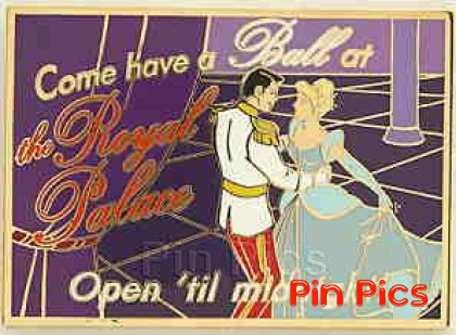 Disney Auctions - Postcard Series #3 (Cinderella at Royal Palace) Silver Prototype