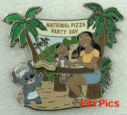 Lilo, Stitch and Nani - National Pizza Party Day