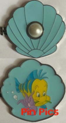 Loungefly - Flounder - Little Mermaid Hinged Shell - Mystery