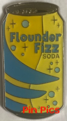 Loungefly -  Flounder Fizz Soda - Little Mermaid - Character Soda - Mystery