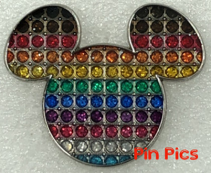 Rainbow - Jeweled - Mickey Head