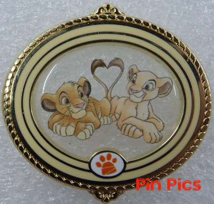 HKDL - Simba and Nala - Oval Framed - Pin Trading Carnival - Lion King