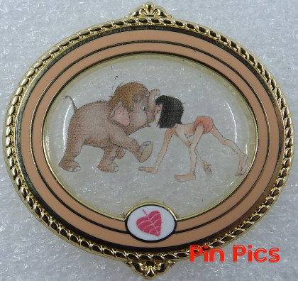 HKDL - Mowgli and Hati - Oval Framed - Pin Trading Carnival - Jungle Book