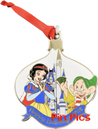DL - Snow White and Dopey - Ornament - Holiday 2016