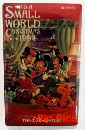 JDS - Mickey and Nephews - Small World Christmas 1994 - Christmas 2002 -  Disney Store 10th Anniversary
