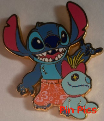 Loungefly - Stitch in Swim Trunks - Stitch & Scrump Beach - Mystery - Lilo and Stitch