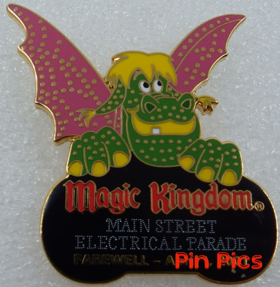 WDW - Elliott - Main Street Electric Parade - Farewell Pin #3 - Dragon