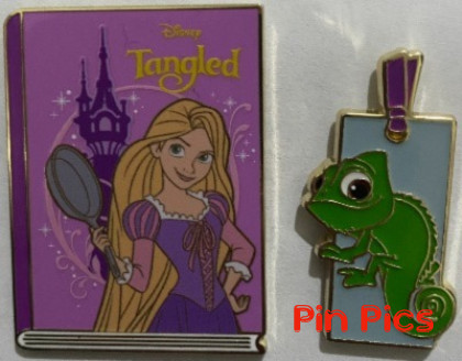 Uncas - Rapunzel & Pascal - Princess Book & Bookmark - Mystery - Tangled