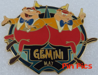 WDW - Tweedledee & Tweedledum - Gemini - Zodiac POM Series - May 2001