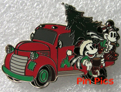 Mickey and Minnie - Christmas Tree - Red Truck - Holiday