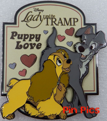 HKDL - Lady and the Tramp - Pin Trading Carnival 2023 Prize A3- Mini Jumbo