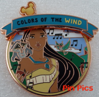 WDW - Pocahontas, Meeko and Flit - Colors of the Wind - Magic of Music - Magic HapPins - Mystery