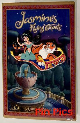 TDS  - Jasmine and Rajah - Jasmine’s Flying Carpets - Wonderbles - Arabian Coast Poster - Aladdin