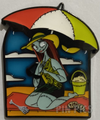 Loungefly - Sally Sitting Under an Umbrella - Nightmare Before Christmas - Summer - Stained Glass - Mystery