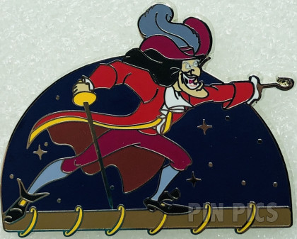 RARE LE 100 Disney Auctions Pin✿Peter Pan Villains & Sidekicks Captain Hook  Smee