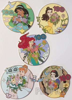 PALM - Jasmine, Belle, Ariel, Cinderella and Snow White - Princess Florals - Disney 100 - Jumbo