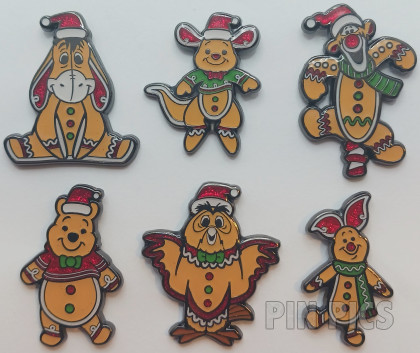 Loungefly - Eeyore, Roo, Tigger, Pooh, Owl, Piglet - Winnie the Pooh - Gingerbread - Christmas - Mystery