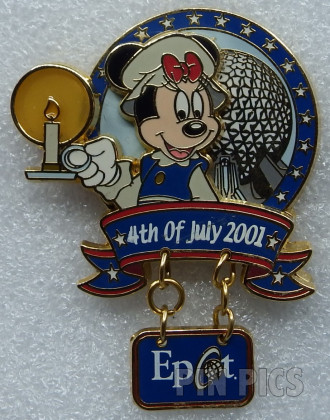 WDW - Minnie Mouse - Epcot - 4th of July 2001 - Dangle