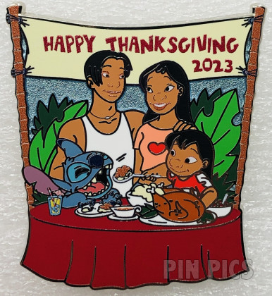 Lilo, Stich, David and Nani - Happy Thanksgiving - Holiday