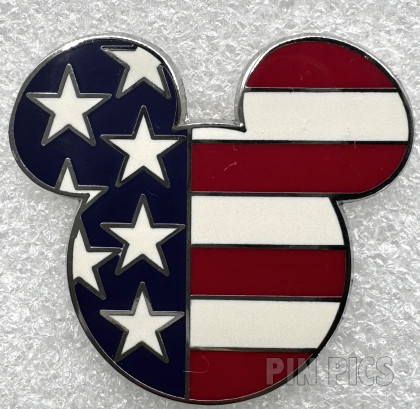 DC - Mickey Head Icon - USA Flag
