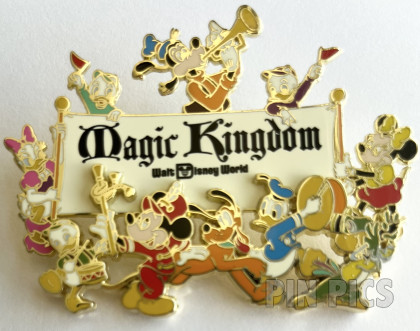 WDW - Mickey, Minnie, Donald, Goofy, Daisy, Huey, Dewey and Louie -  Mickey and Friends - Magic Kingdom - Parade March