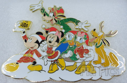 PALM - Mickey, Minnie, Donald, Daisy, Goofy, Pluto - Christmas Selfie - Sensational 6