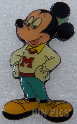 Mickey Mouse in College Sweater