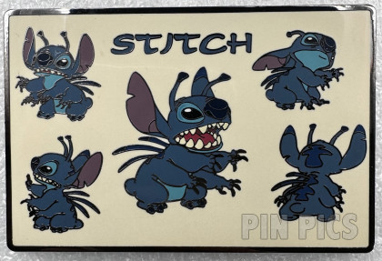 Disney Stitch Doing Hand Stand Upside Down Pin