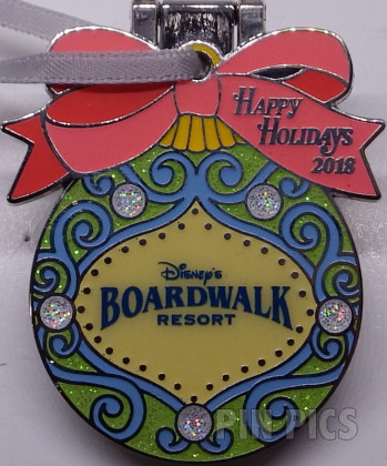 WDW - Boardwalk - Resort Baubles Ornament - Holiday 2018