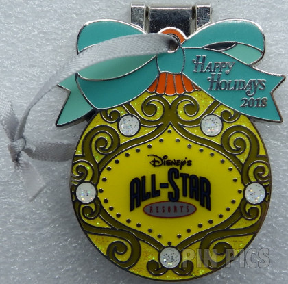 WDW - All-Star - Resort Baubles Ornament - Holiday 2018