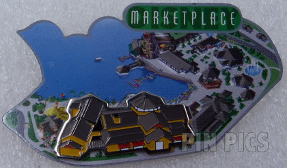 WDW - Marketplace - Downtown Disney - Atlas Map - Cast Exclusive - Puzzle