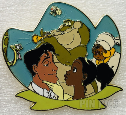 Tiana, Naveen, Louis, Ray, Mama Odie and Juju - Princess and the Frog - Water Lily