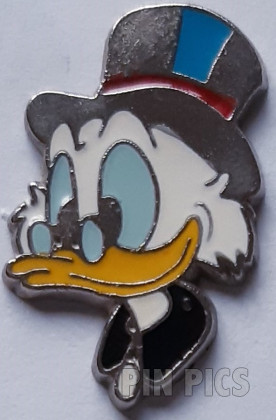 Scrooge McDuck -  Smiling head -  Silver