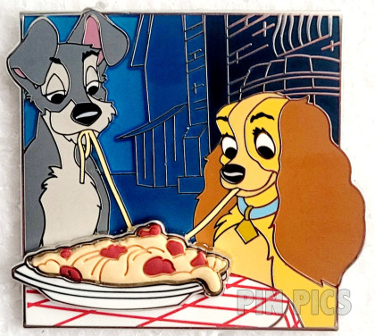 DIS - Lady and Tramp - Lady and the Tramp - Eating Spaghetti - Food-D
