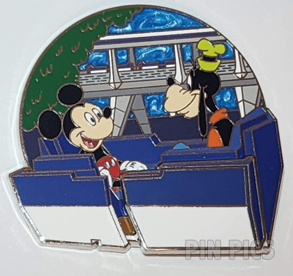 WDW - Mickey, Goofy - Tomorrowland Transit Authority People Mover - Annual Passholder