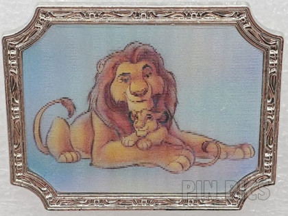 Uncas - Mufasa and Simba - Lion King - Sketch Lenticular - Disney 100 - Black and White to Color