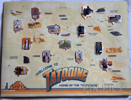 161543 - Star Wars - Tatooine - Collection and Completed Map - Mystery